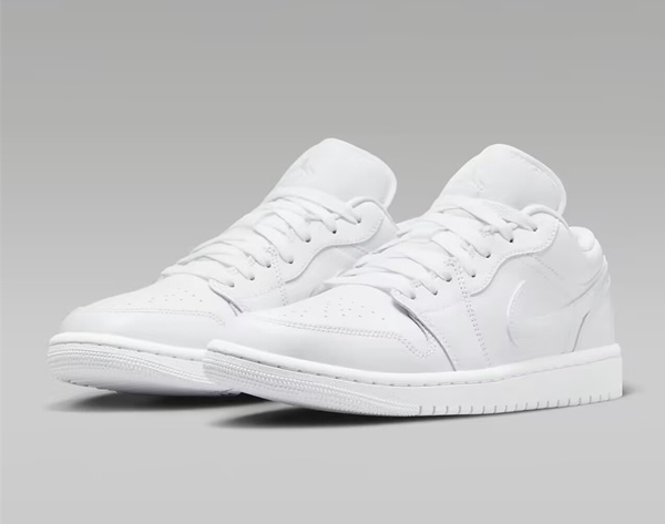 Men's Running Weapon Air Jordan 1 Low White Shoes 0504 Men's Running Weapon Air Jordan 1 Low White Shoes 0504